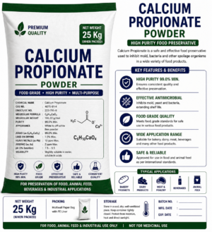 Calcium Propionate Powder 25 Kg Supplier in India | Food Grade Preservative